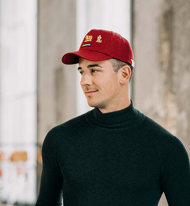 Stockberg Appenzell Kuh Cap - premium - schwarz