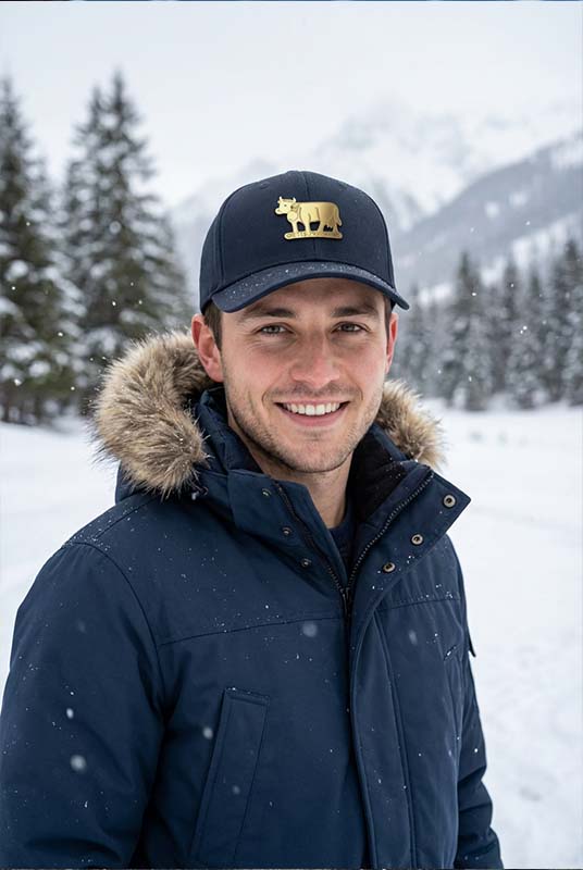 Stockberg  Original Appenzell Kuh Cap - curved